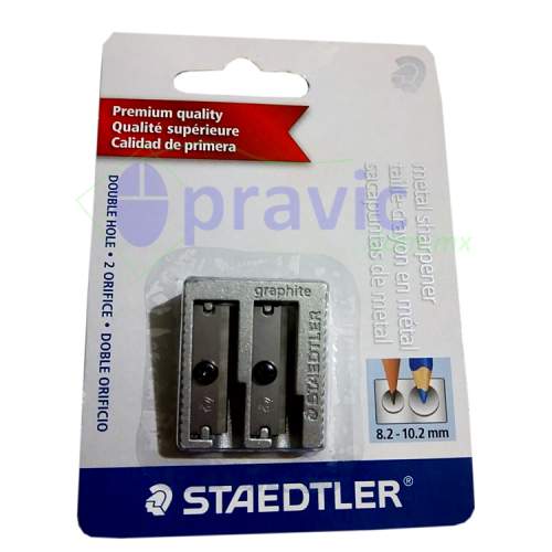 SACAPUNTAS METALICO DOBLE ORIFICIO STAEDTLER