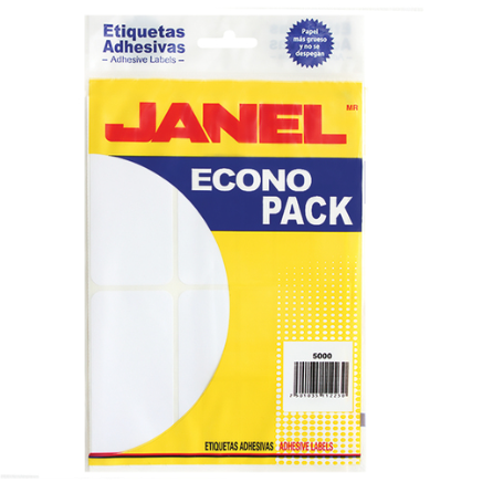 ETIQUETA ADHESIVA 50X100MM BLANCA  JANEL ECONOPACK N°25