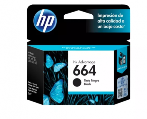 CARTUCHO DE TINTA HP 664 NEGRO