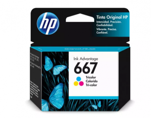 CARTUCHO DE TINTA HP 667 TRICOLOR 