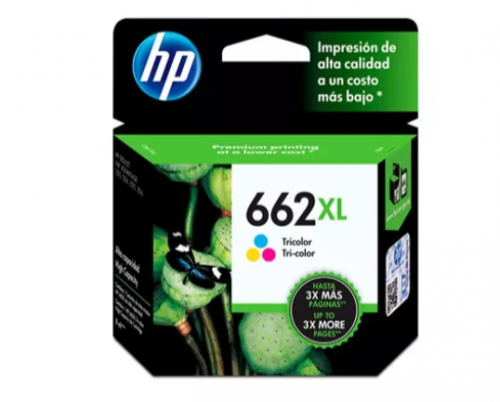 CARTUCHO DE TINTA HP 662XL TICOLOR 