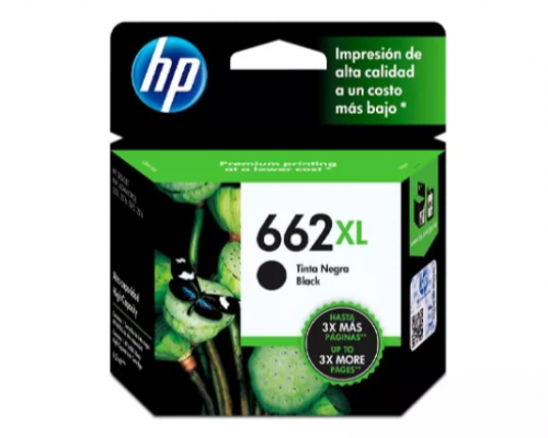 CARTUCHO  DE TINTA HP 662 XL NEGRO