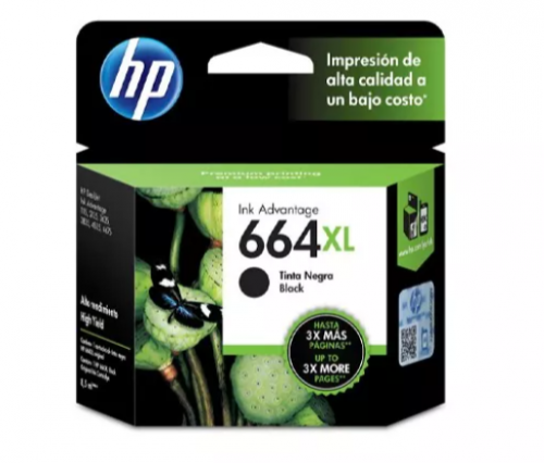 CARTUCHO DE TINTA HP 664 XL NEGRO 