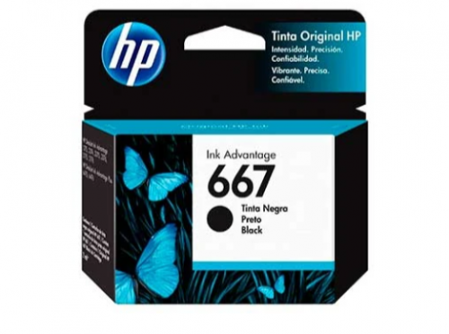 CARTUCHO DE TINTA HP 667 NEGRO 