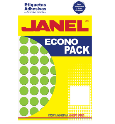 ETIQUETAS ADHESIVAS 19MM CIRCULOS 