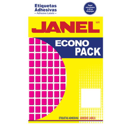 ETIQUETA ADHESIVA 9X13MM JANEL