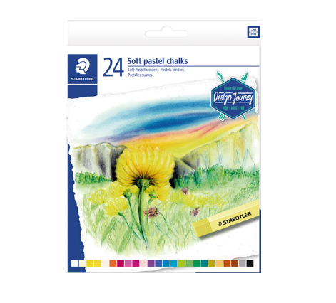 BARRA DE PASTEL SECO STAEDLER CON 24 PZAS