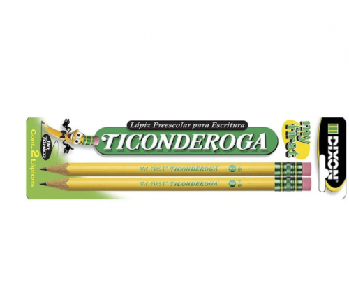 LAPIZ ENTRENADOR MY FIRST 2 PZAS TICONDEROGA DIXON