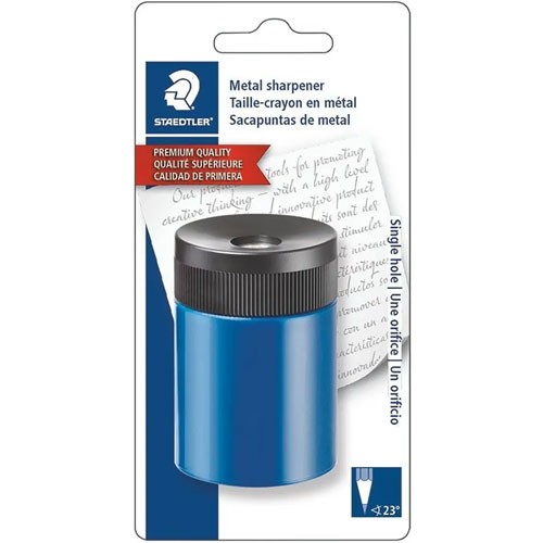 SACAPUNTAS METALICO CON DEPOSITO STAEDTLER 1 ORIFICIO
