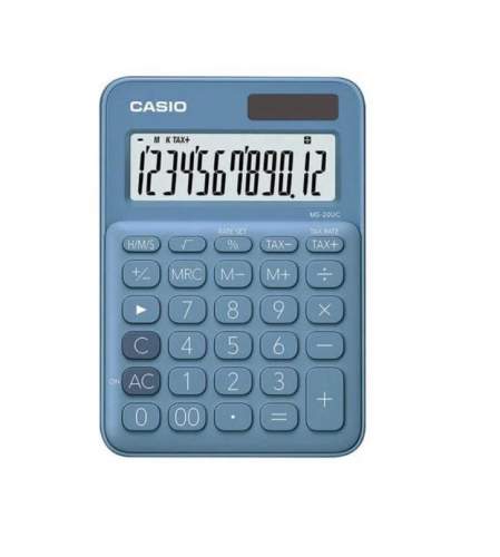 CALCULADORA ESCRITORIO CASIO 12 DIG  AZUL