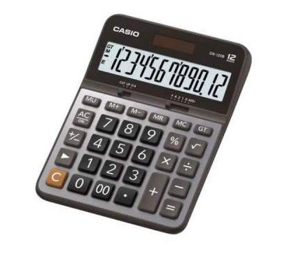 CALCULADORA ESCRITORIO CASIO 12 DIG  NGO-GRIS