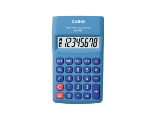 CALCULADORA CASIO PORTATIL 8 DIG  AZUL