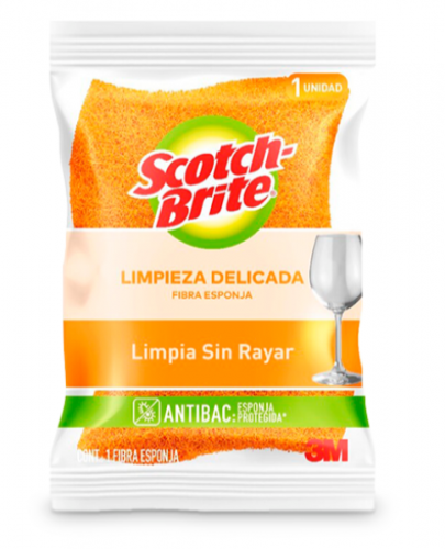 FIBRA  SCOTCH BRITE 1 PIEZA CERO RAYAS