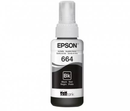 TINTA PARA IMPRESORA EPSON T664 NEGRA 