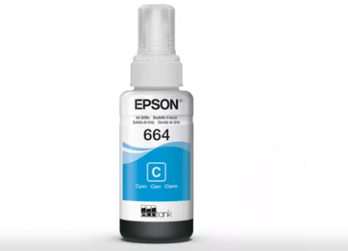TINTA PARA IMPRESORA T664 CYAN EPSON 