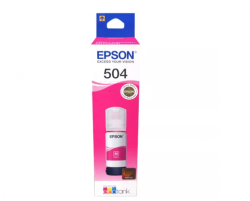 TINTA PARA IMPRESORA EPSON T504 MAGENTA 