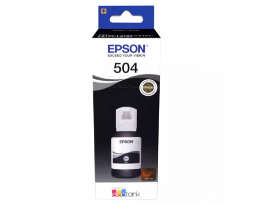 TINTA PARA IMPRESORA T504  EPSON COLOR NEGRO