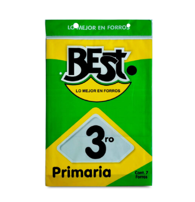 FORRO BEST PARA LIBRO DE TEXTO 3RO 