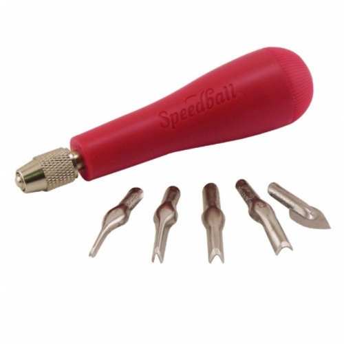 GUBIAS SPEEDBALL CON 5 CUCHILLAS INTERCAMBIABLES RODIN