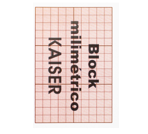 BLOCK MILIMETRICO TAMAÑO CARTA KAISER 50H