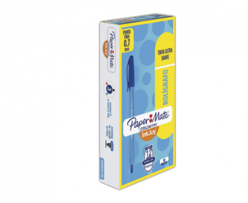 BOLIGRAFO KILOMETRICO BLISTER CON 12 PIEZAS PAPER MATE