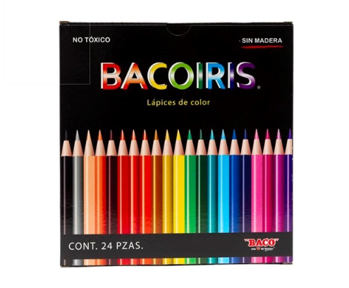 COLORES BACO BACOIRIS REDONDOS 24 PZS
