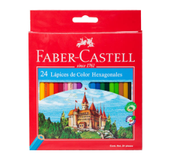 COLORES FABER CASTELL C/ 24 PIEZAS