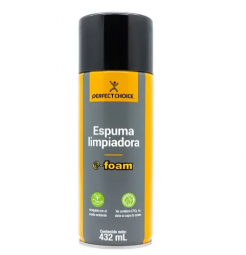 ESPUMA LIMPIADORA E-FOAM 432 GR PERFEC CHOICE