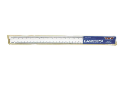 ESCALIMETRO TRIANGULAR BACO 30CM