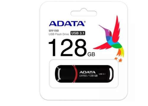 MEMORIA USB 128 GB AUV150 3.2 GEN 1 NEGRO ADATA