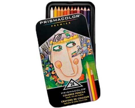 COLORES PRISMACOLOR CON 24 PIEZAS PROFESIONAL