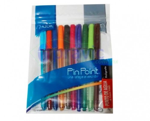 BOLIGRAFO PIN POINT AZOR BLISTER CON 10 PIEZAS