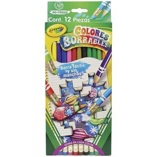 COLORES BORRABLES CRAYOLA C/12