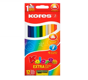 COLORES KORES TRIANGULARES C 12 DE 3MM