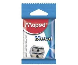 SACAPUNTAS  DE METAL MAPED DOBLE ORIFICIO
