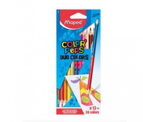 COLORES MAPED DUO TRIANGULAR CON 12 /24 PZAS