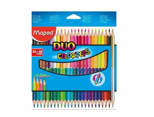 COLORES MAPED DUO TRIANGULAR CON 24PZAS