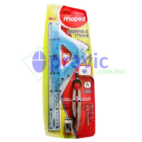 JUEGO DE GEOMETRÍA IRROMPIBLE CON 7 PZAS