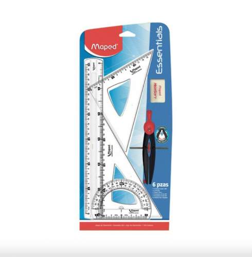 JUEGO DE GEOMETRÍA ESSENTIALS MAPED 5 PZAS