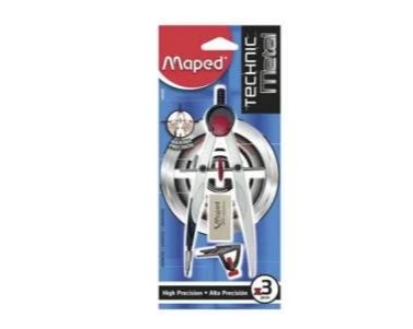 COMPÁS METÁLICO PRECISIÓN MAPED METAL TECHINIC 