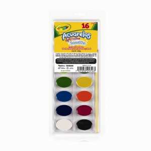 ACUARELA CRAYOLA ESTUCHE CON 16 PASTILLAS       