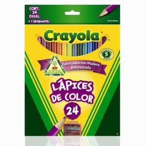 COLORES CRAYOLA CON 24 PIEZAS