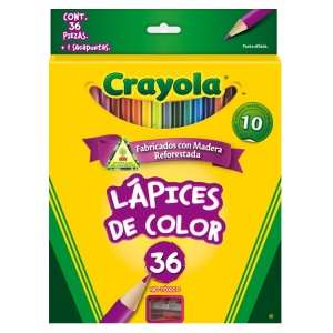 COLORES CRAYOLA CON 36 PIEZAS