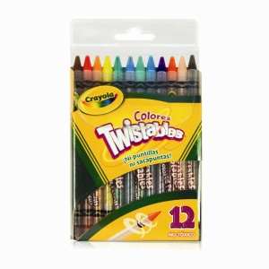 COLORES CRAYOLA TWISTABLES C/12 PZAS 