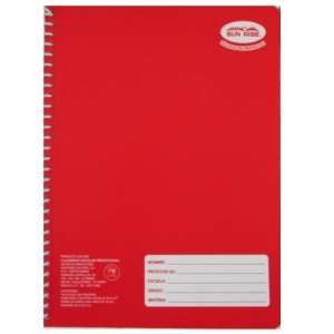 CUADERNO PROF. FOLIADO ESPIRAL C/ 25 PZS 100H SUN RISE