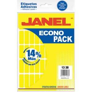ETIQUETAS ADHESIVAS FLUORESCENTES 13X38MM