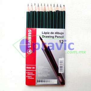 LAPICES GRADUADOS STABILO OTHELLO CON 12 PIEZAS