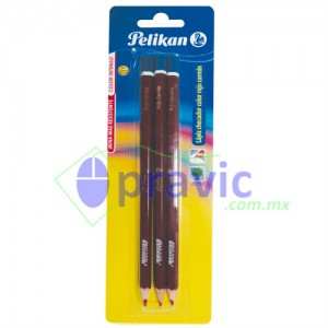 LAPIZ CHECADOR ROJO CARMIN PELIKAN HEXAGONAL BLISTER CON 3 PIEZAS