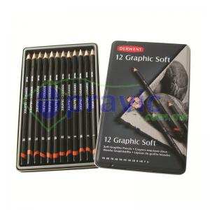 LAPIZ DE GRAFITO GRADUADOS 12PZS DERWENT ESTUCHE 