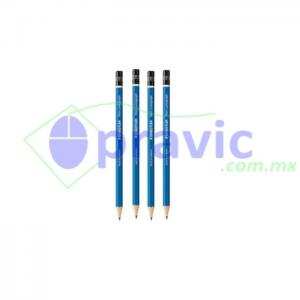 LAPIZ DE GRAFITO STAEDTLER LUMOGRAPH CON 4 PIEZAS